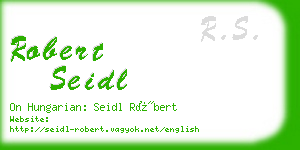 robert seidl business card